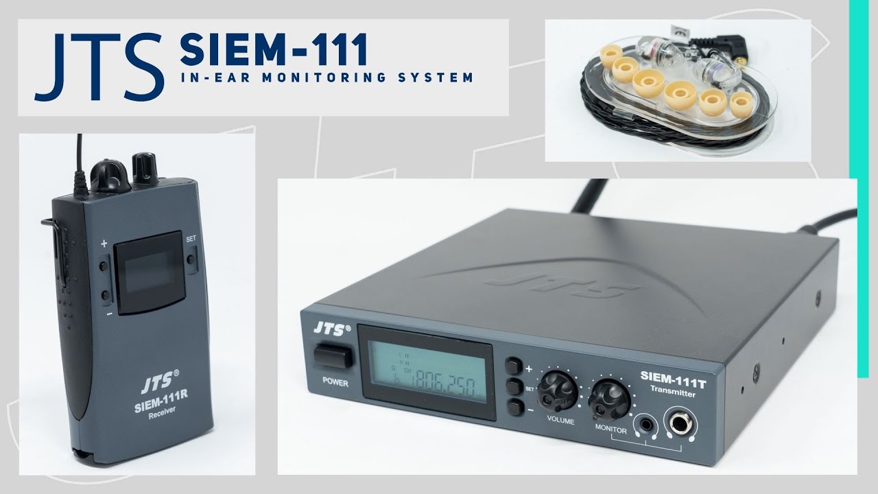 JTS、SIEM-111、イヤモニ、インイヤーモニター、ステレオ対応、800MHz