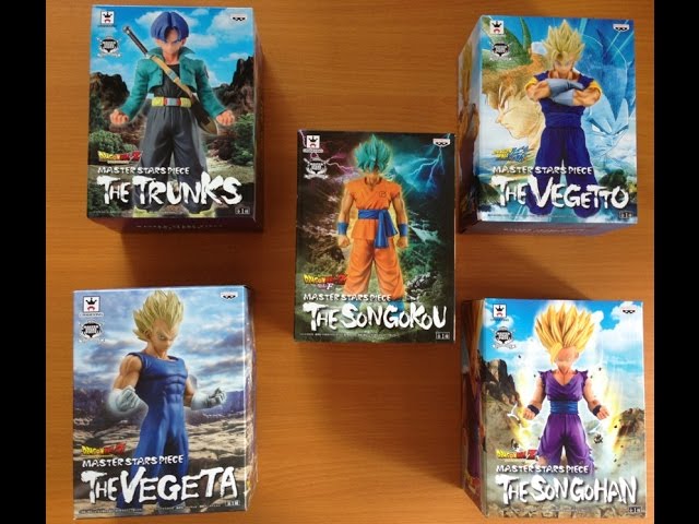 Dragon Ball Z Master Stars Piece (MSP) Goku Trunks Vegetto Vegeta