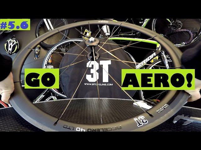 3T Accelero 40 LTD full carbon wheel. Aero wheelset for road bike