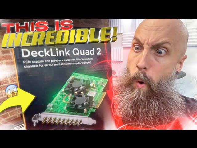 8 input Capture Card: DeckLink Quad 2 - YouTube