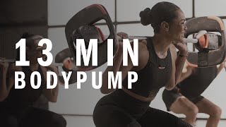 13 Minute BODYPUMP Workout | Les Mills & adidas - YouTube
