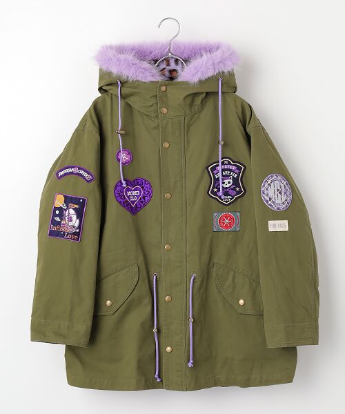 PINK HOUSE×Momoclo パイレーツキャットワッペンモッズコート