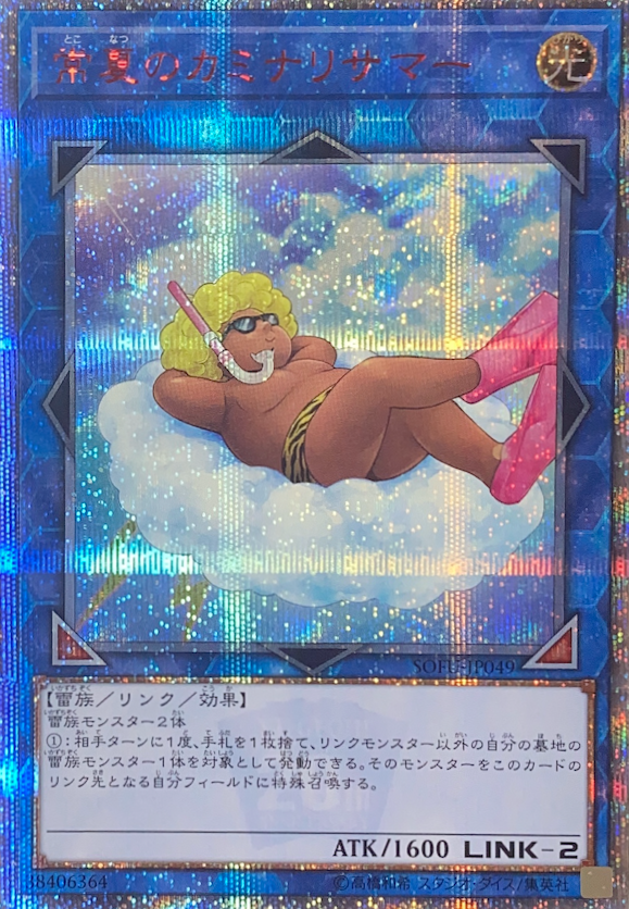 PSA10 常夏のカミナリサマー20thシークレット遊戯王yu-gi-oh