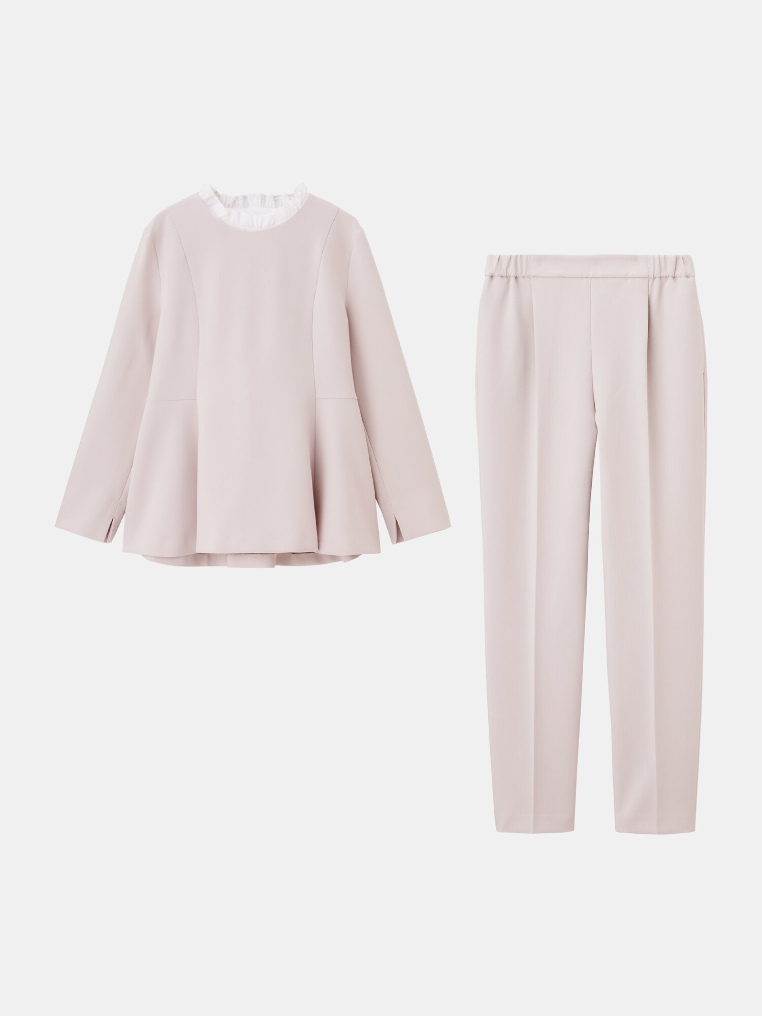 PLST(プラステ)公式 | フリルカラー2WAYペプラムセットアップ