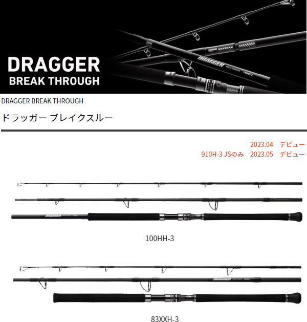 楽天市場】ダイワ ドラッガー ブレイクスルー 93XH-3 : フィッシング