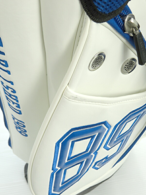 PEARLY GATES】パーリーゲイツ『PGニコちゃん 合皮スタンド キャディ