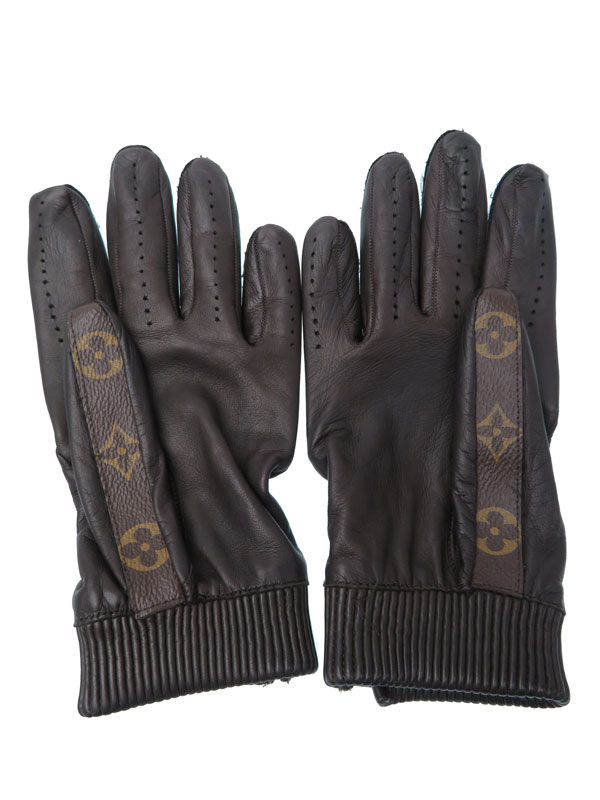 LOUIS VUITTON】【Supreme】【手袋】ルイヴィトン『モノグラム レザー