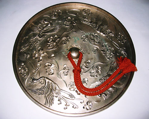 神鏡 白銅鏡 飛雲四凰文鏡 1尺 | 高級神棚・神具の通販なら伊勢宮忠