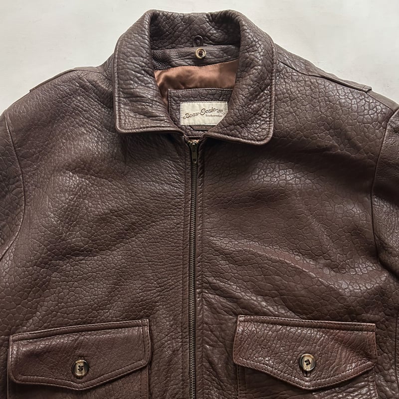 ジャケット・アウター 90s archive Peccary leather A-2 jacket 90s