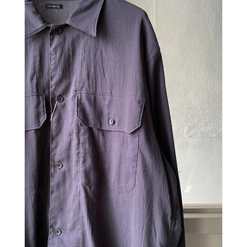 COMOLI 空紡オックス C.P.Oシャツ | Less Higashikawa