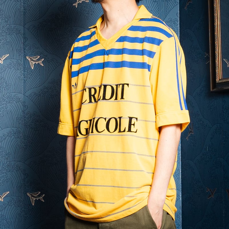 70-80s Vintage adidas Ventex Half Sleeve Game S