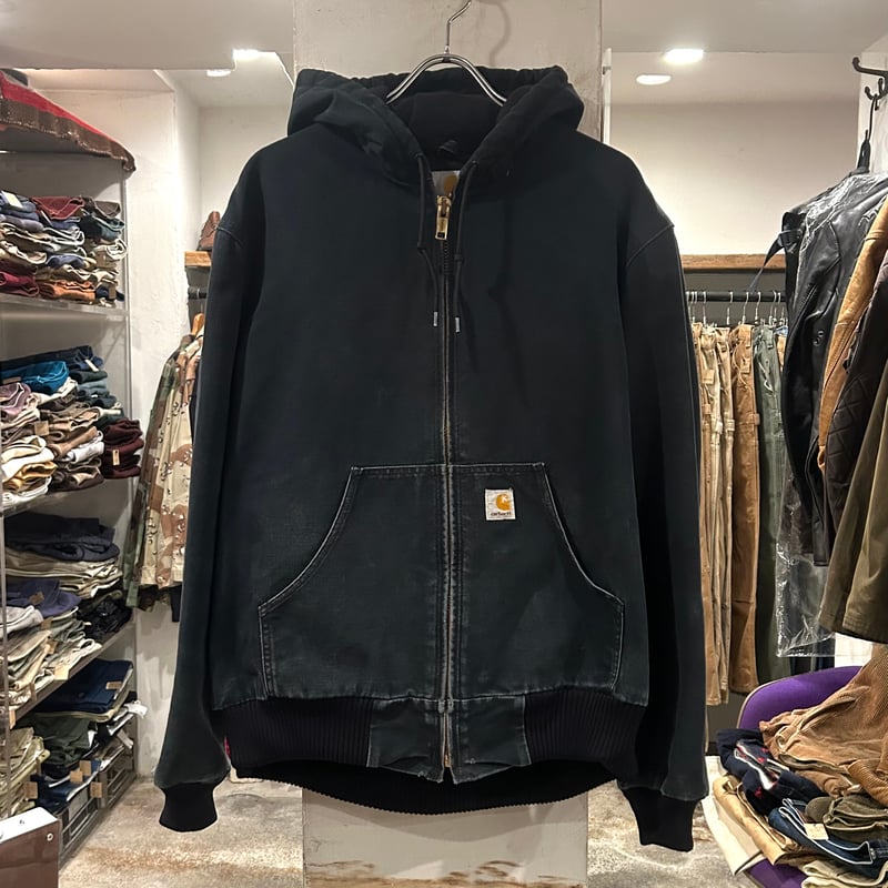 carhartt ダック地 アクティブジャケット カーハート ブラック ワーク