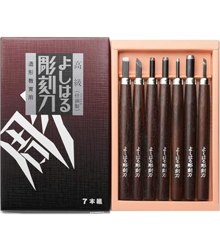 Amazon | 喜久和 特上共柄彫刻刀 生反 取寄品 1282 | 彫刻刀