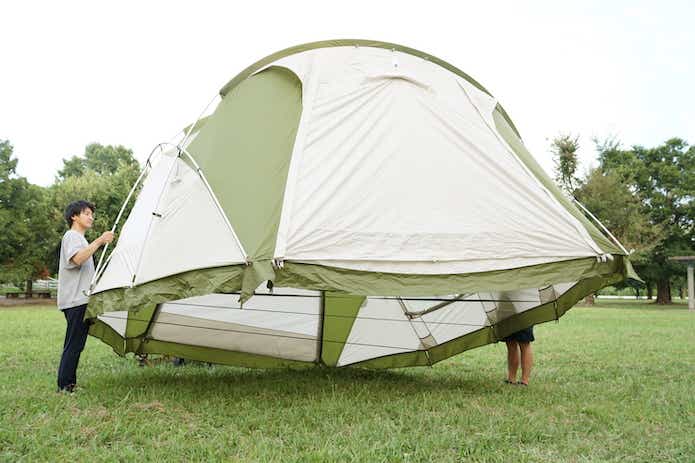 知ってた？モンベルのキャンプ幕「ソレイユ スクリーン」が快適そう