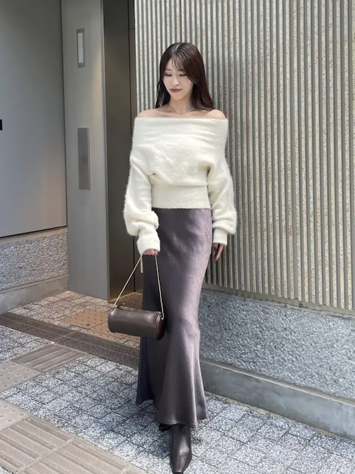 ラクーンフォックスオフショルニットプルオーバー（ニット/セーター