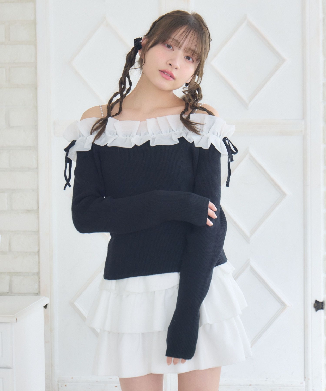 ストラップ付きフリルNTPO|ems excite | RETRO GIRL ONLINE STORE