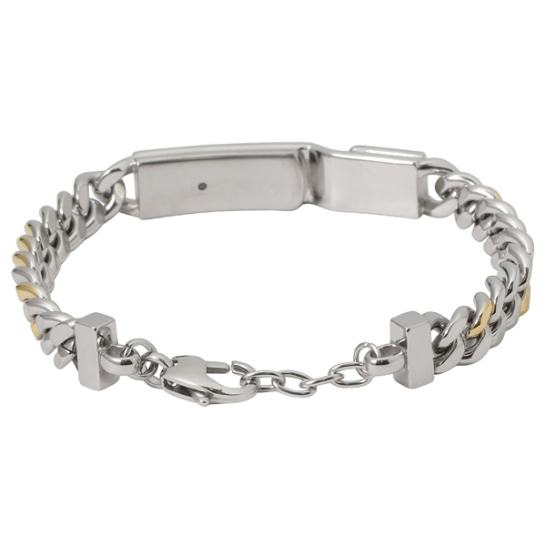 ディーゼル DIESEL DX1457931 ロゴ IDプレート チェーン ブレスレット