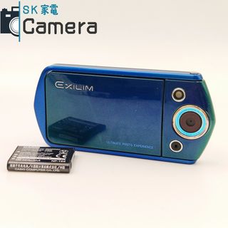 CASIO（コンパクトデジタルカメラ ・ ブルー・ネイビー/青色系）の