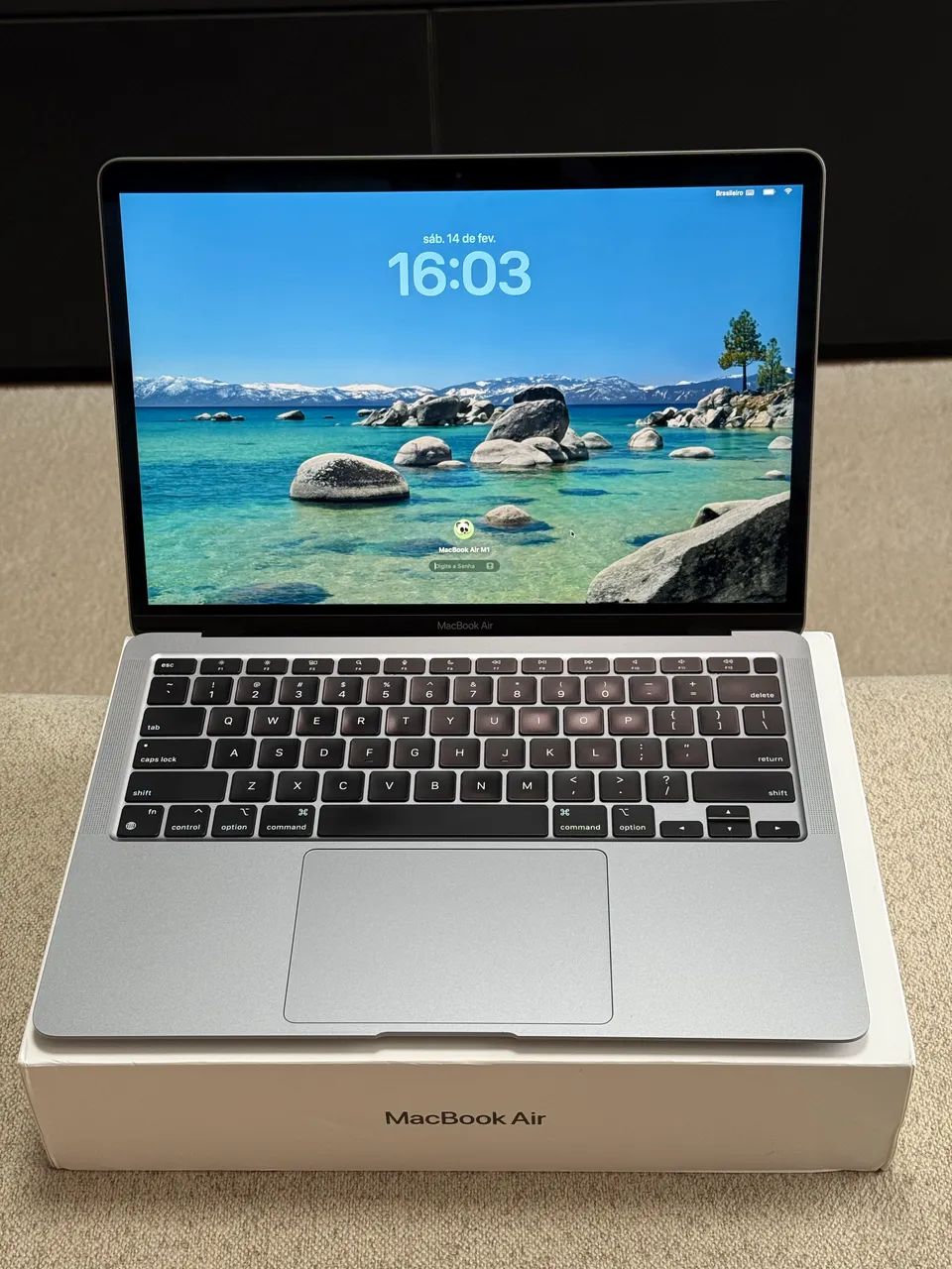 Apple MacBook Air M1 8/256Gb Cinza Espacial conservado - Notebooks