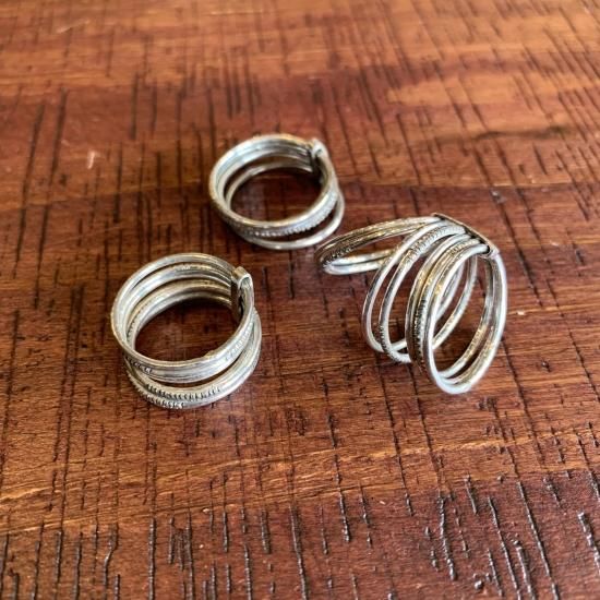 TOUAREG SILVER】 7連リング トゥアレグシルバー リング RING