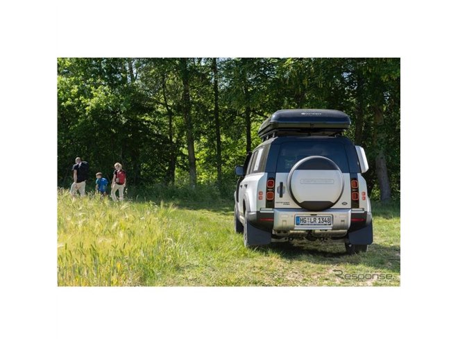 ランドローバー ディフェンダー 新型、純正ルーフテントを欧州設定