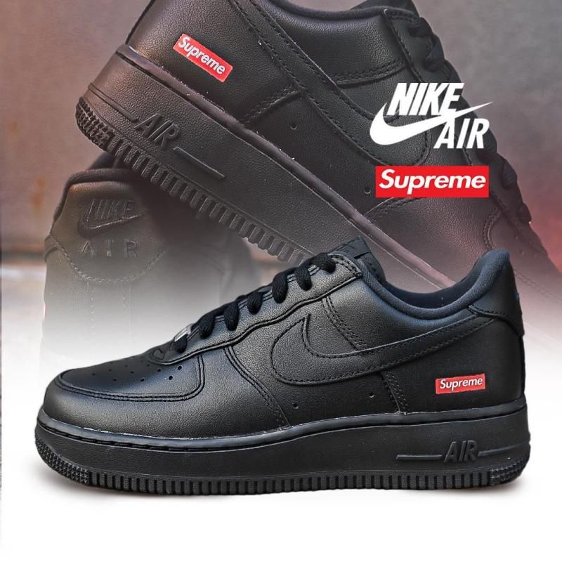 NIKE AIR FORCE 1 LOW / SUPREME BLACK × RED ナイキ エアフォース 1