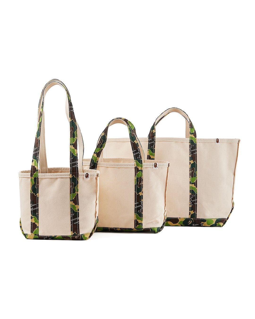 SAINT MXXXXXX × BAPE｜AP _ TOTE BAG / LARGE / WT+CAM｜2024春夏