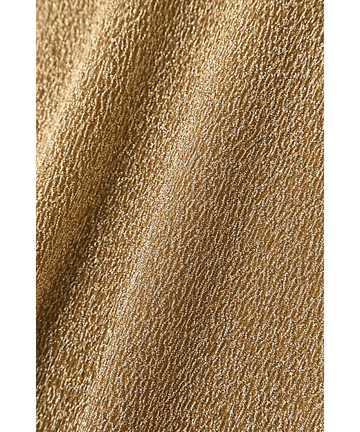 ◇シャイニーニットジャガードハイネックカットソー