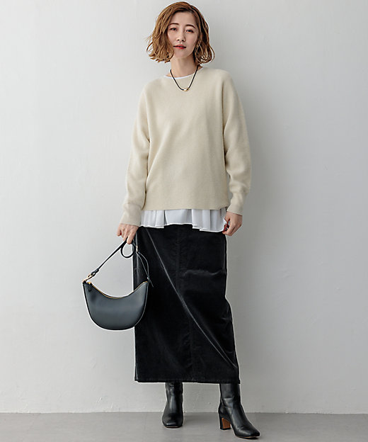 洗える】ラメウール ドルマンスリーブ ニット（KRWSCW0557