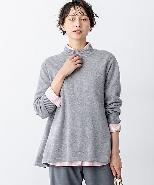 洗える】ピュアカシミヤ フレア ニット（KRWSGW0453） | 23