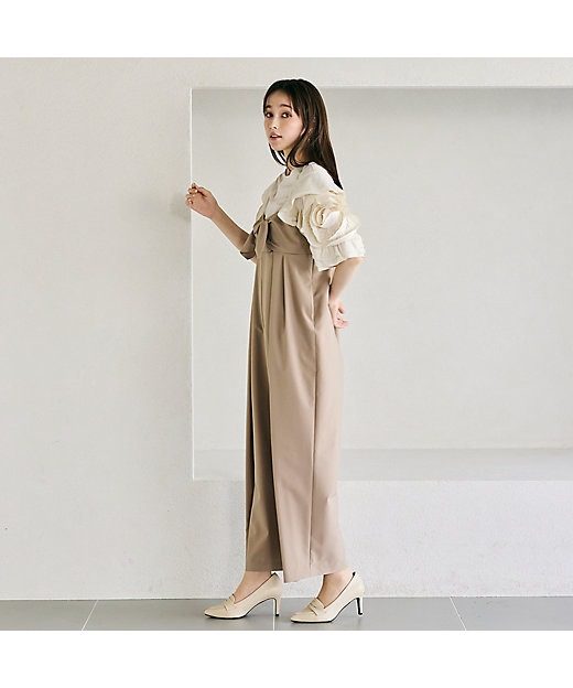 胸元リボンサロペット（83055504） | Rose Tiara (Women