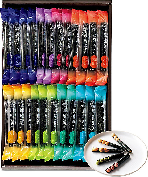 風雅〉風雅巻き詰合せ ※送料無料【B038923】｜その他米菓 の