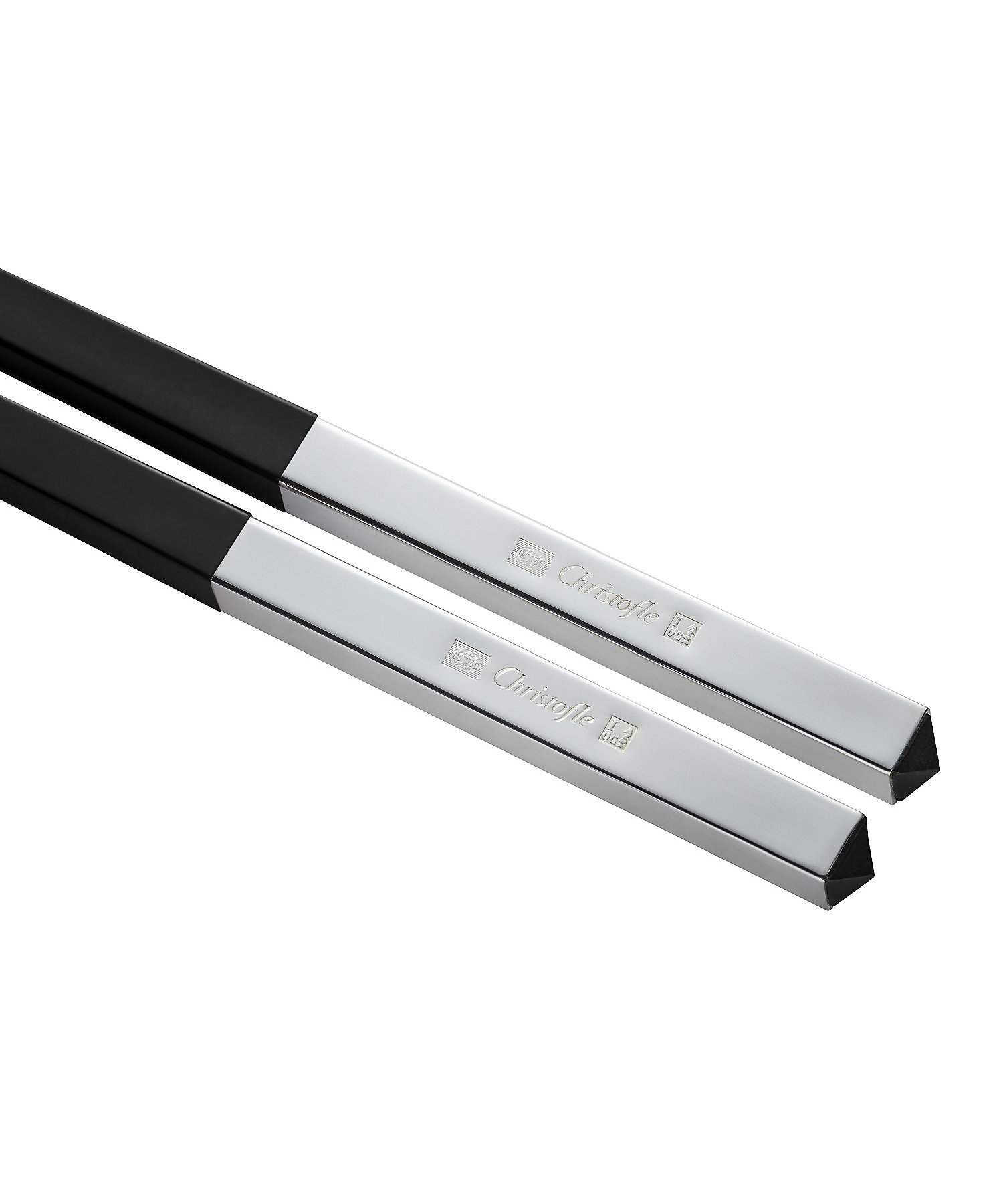 売り切り・未使用】クリストフル／ユニ 箸 ペアセット ノワール