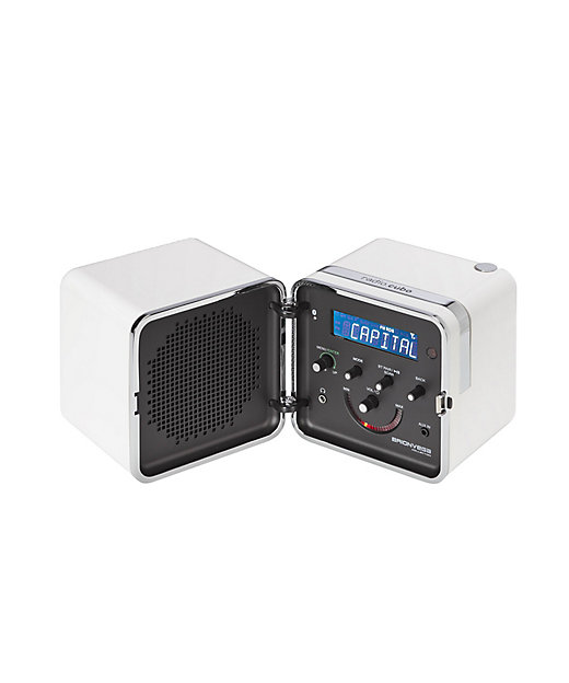 BRIONVEGA radio．cubo White Snow