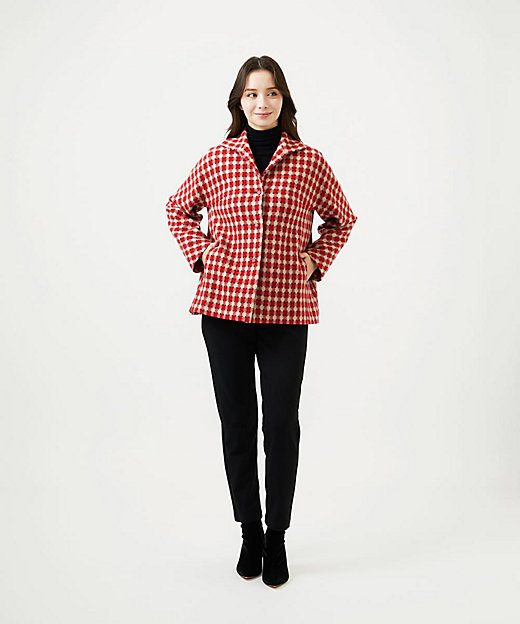 チェック柄ショートコート | Sybilla (Women)/シビラ | 三越伊勢丹