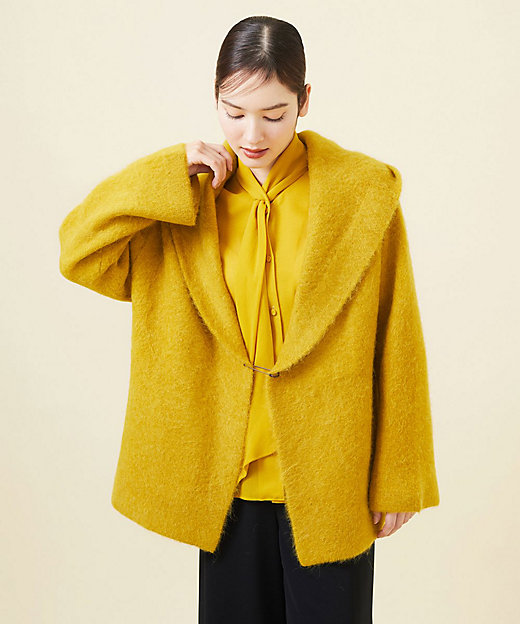 アルパカフード付きカーディガン | Sybilla (Women)/シビラ | 三越