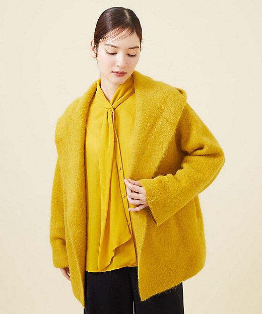 アルパカフード付きカーディガン | Sybilla (Women)/シビラ | 三越