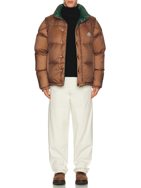 Moncler Verone 1 Jacket in Brown | FWRD