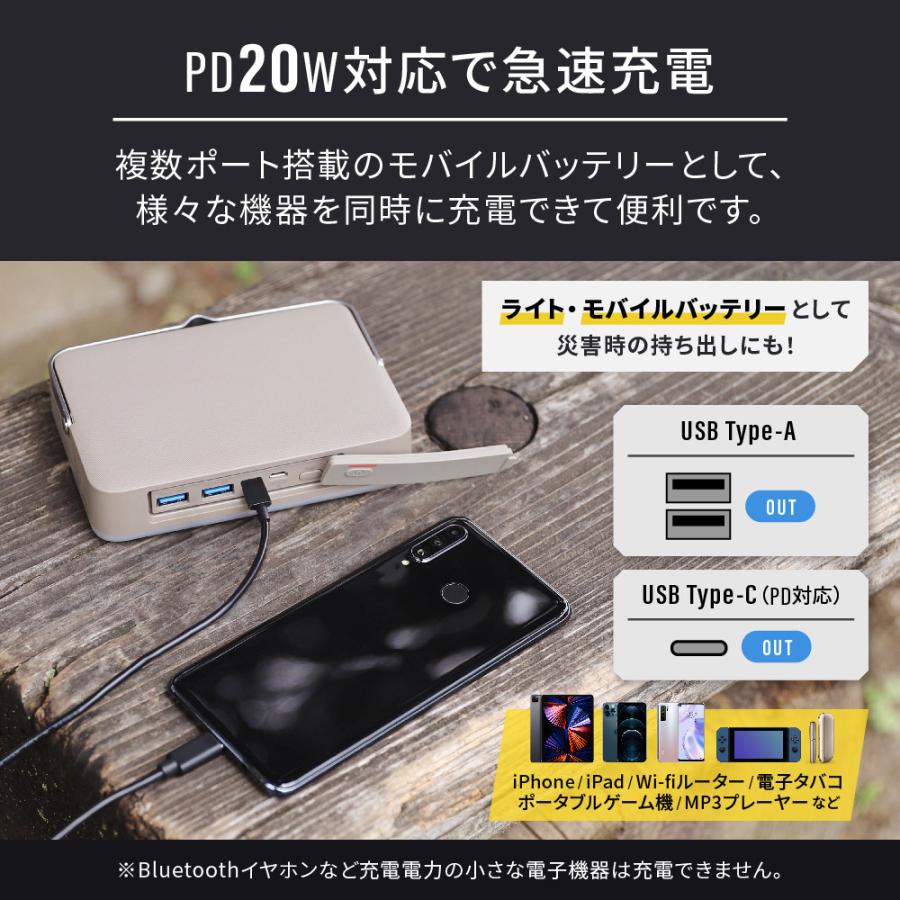 Owltech（オウルテック） LEDランタン 充電式 PD18W入力対応 24000mAh