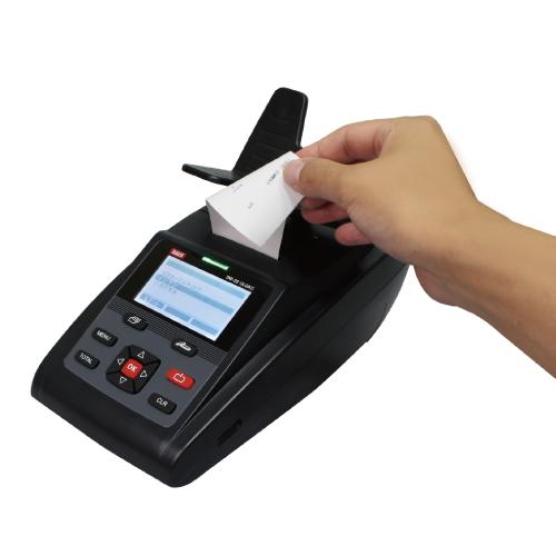 計数機 電動 プリント機能付き 幅150×奥行225×高さ162mm 紙幣計数機