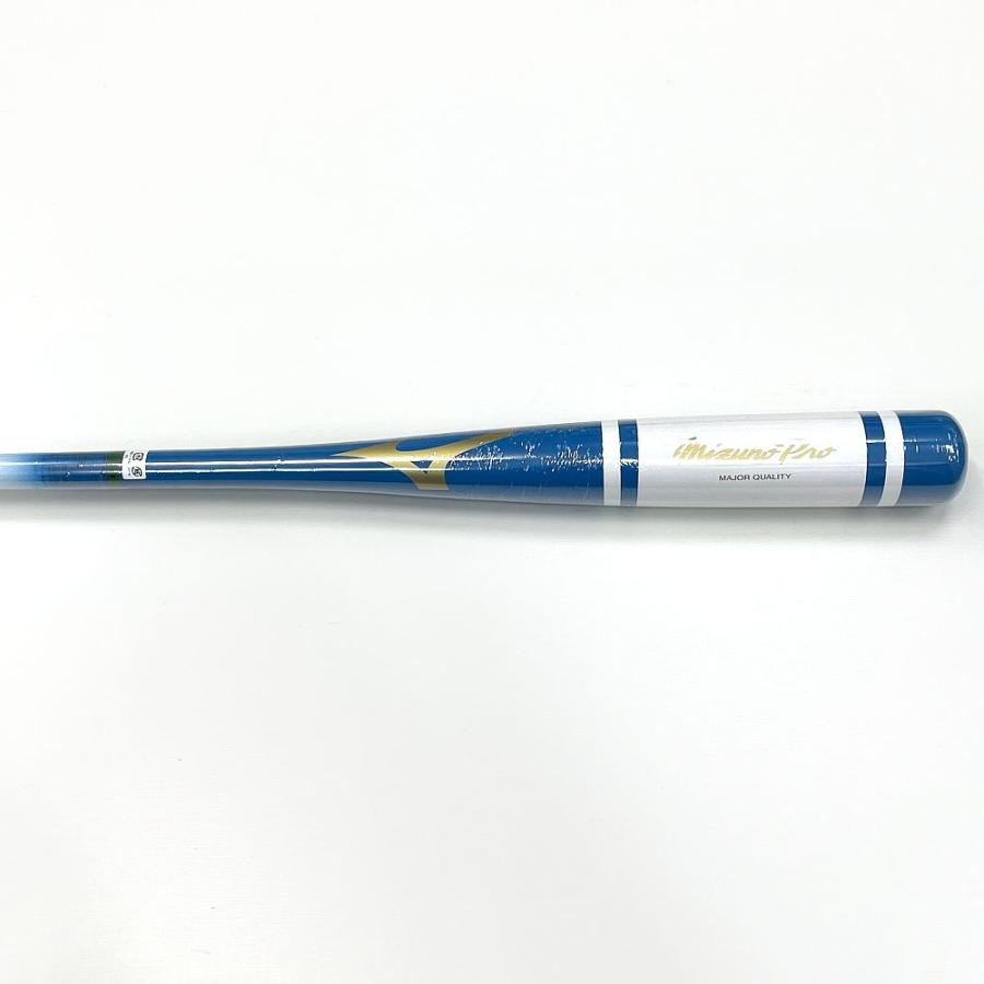 MIZUNO（ミズノ） ブルー×ホワイト ミズノプロ 野球 木製 ノックバット