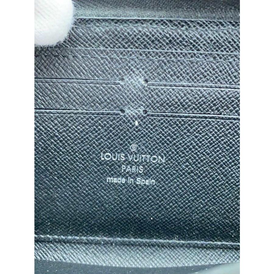 LOUIS VUITTON◇ポルト・フォイユ・クレマンス_エピ_BLK/レザー/BLK