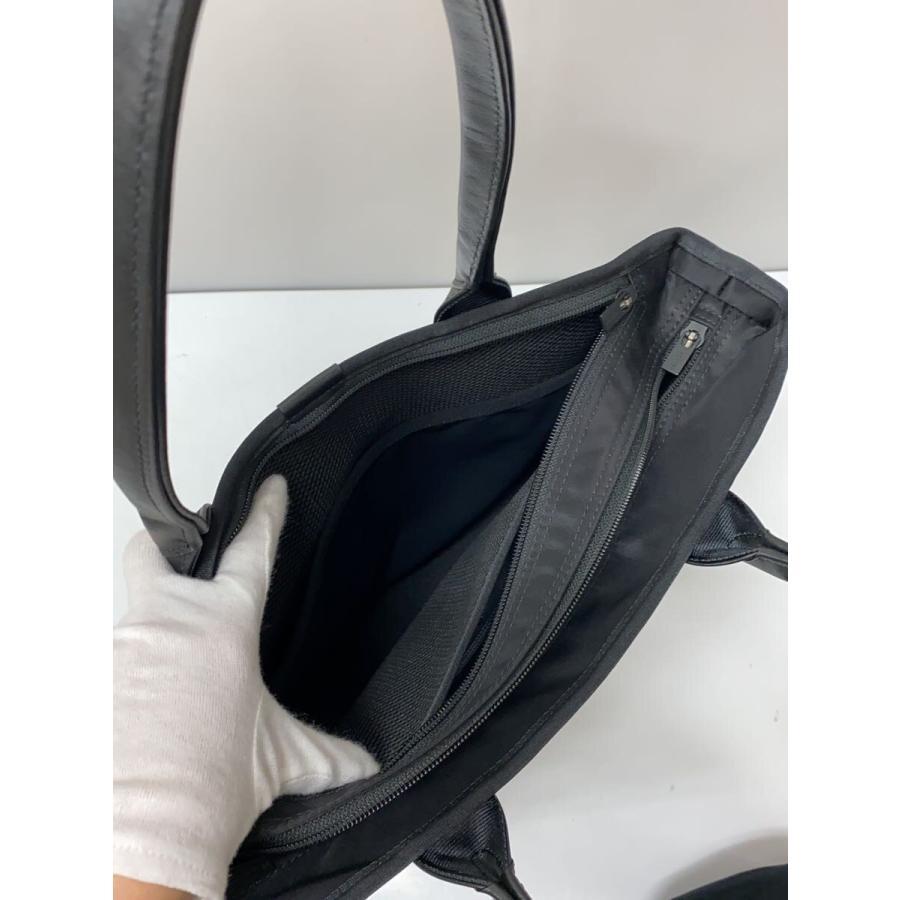 PORTER◇TIME/タイム/スクエアA4対応/トートバッグ/ナイロン/BLK/655