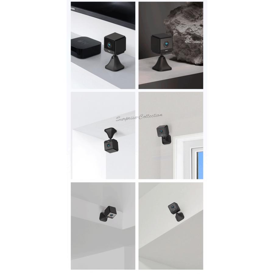 防犯カメラ ワイヤレス WiFi 小型 300万画素 不可視赤外線 動体検知 SD