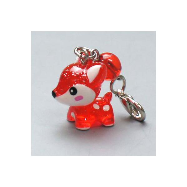 奈良みやげ】幸せバンビちゃん ラッキーストーンストラップ 1月