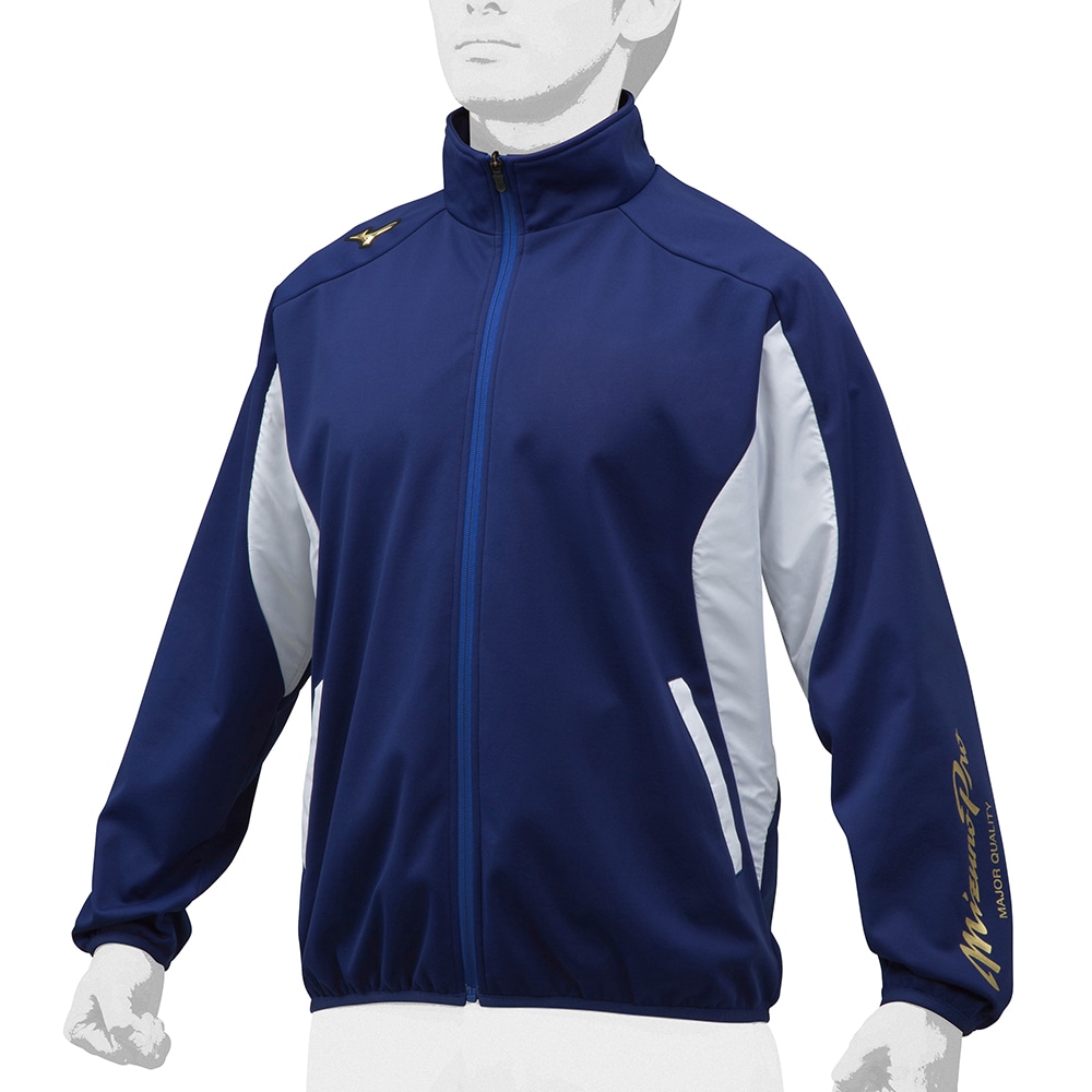 ストレッチ／防風】【ミズノプロ】テックシールドジャケット|12JE8W02