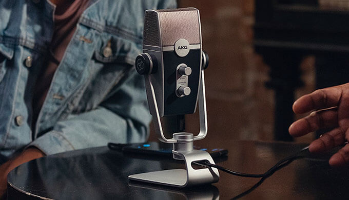 AKG】ゲームやネット配信にも使える4つの指向性USBマイクロホン『Lyra