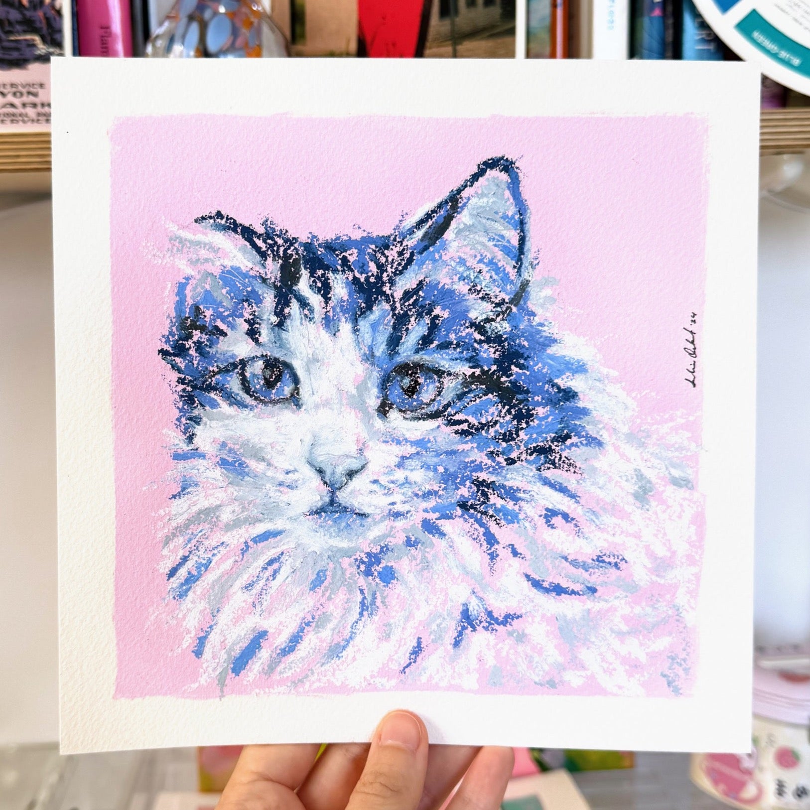 Oil Pastel Pet Commission - Custom Unique Pet Portraits / Giftable