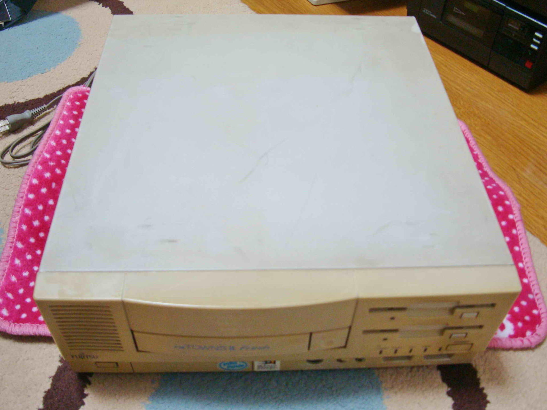 FM TOWNS II Freshの延命修理をしています、ホワイトニングも終わり