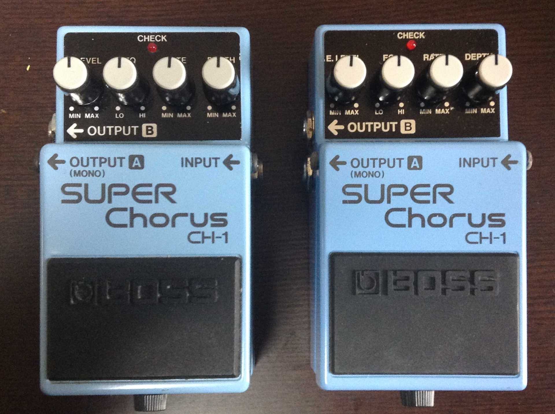 BOSS CH-1 Super Chorus (比べてみたAnalog vs Digital。CE-3とも): 昔